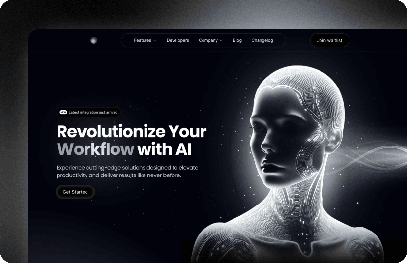 NeuraWeb – Futuristic AI Website Landing Design